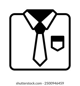 Office uniform vector design in modern style