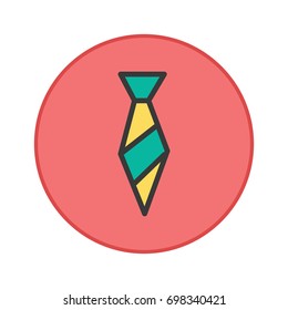 Office uniform vector icon button