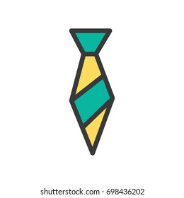 Office uniform vector icon cartoon