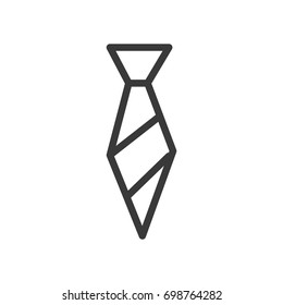 Office uniform vector line icon