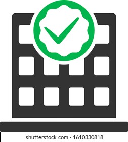 Office use only vector icon. Flat Office use only pictogram is isolated on a white background.