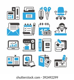Office vecter icons set