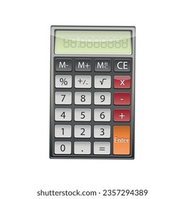 Office vector calculator. excellent calculate vector illustration.