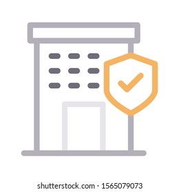 office vector colour line icon 