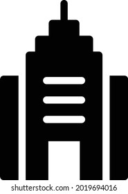 office vector glyph flat icon