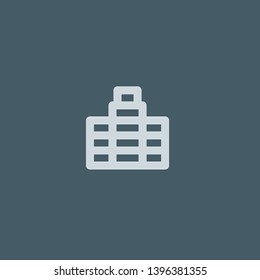 Office vector icon. Office concept stroke symbol design. Thin graphic elements vector illustration, outline pattern for your web site design, logo, UI. EPS 10.