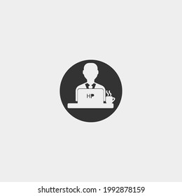 Office-Vektorsymbol-Illustrationszeichen