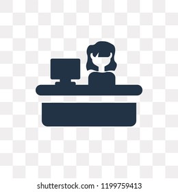 Office vector icon isolated on transparent background, Office transparency concept can be used web and mobile