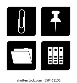 office  vector icon set