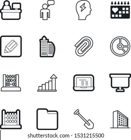 office vector icon set such as: knowledge, growth, cute, report, factory, portfolio, success, storming, board, wood, health, gardening, training, user, handle, card, arrow, laptop, progress, message