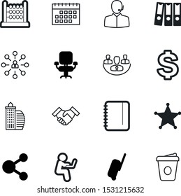 office vector icon set such as: member, vintage, summer, tourism, shake, professional, agreement, call, telemarketing, helpline, real, network, police, shaking, headphone, working, archive