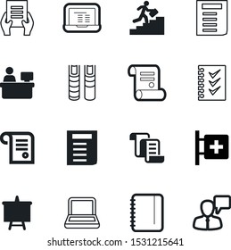office vector icon set such as: level, diagram, care, user, manager, holding, health, report, start, male, employer, character, paperwork, staff, mark, ambulance, organizer, doctors, test, table