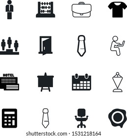 office vector icon set such as: board, pictogram, achievement, ink, calendar, comfort, win, bag, personal, open, seal, facade, blank, briefcase, management, ui, drawing, money, sea, t-shirt, chalk