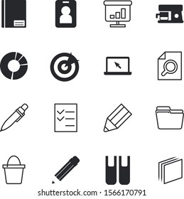 office vector icon set such as: caffeine, directory, post, accuracy, account, goal, espresso, year, magnification, mug, thin, metallic, coffee, find, businessman, card, spiral, restaurant, hand