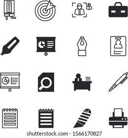 office vector icon set such as: hr, objective, view, strategy, accuracy, machine, young, blade, sharp, stainless, silhouette, tag, red, game, performance, blue, simple, coffee, digital, circle, macro