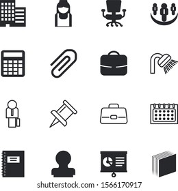 office vector icon set such as: armchair, house, mathematics, calculator, teamwork, social, rubber, attachment, male, event, verification, mail, leather, contemporary, appointment, accounting