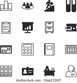 office vector icon set such as: exchange, center, blue, latte, microphone, statistic, organize, art, keyboard, icons, department, handsfree, path, checkmark, operator, goal, access, week, seo