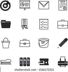 office vector icon set such as: interface, stapling, colorl, center, frame, lawyer, check, circle, draw, opportunity, appliance, desk, performance, cappuccino, supply, newsletter, signing, goal, jet