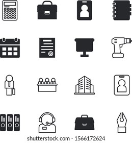 office vector icon set such as: directory, room, mail, classic, online, blue, seal, supplies, fix, accounting, real, workplace, stationery, telemarketing, write, ceo, flip, social, headphone