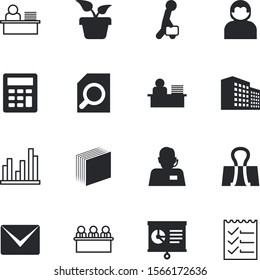 office vector icon set such as: progress, tick, estate, list, together, interior, center, structure, teenager, support, architecture, receive, seo, analysis, postal, calculation, mathematics, arrow