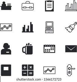 office vector icon set such as: notepad, blank, floppy, task, holding, thumbtack, clinic, portfolio, corporate, retro, human, day, teenager, secretary, center, health, cute, brief, operator