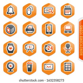 Office vector icons for user interface design