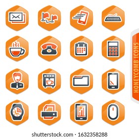 Office vector icons for user interface design