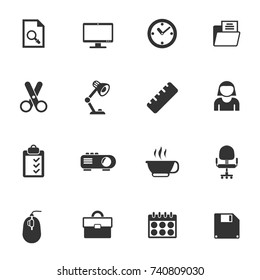 office vector icons for your creative ideas