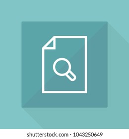 Office vector line icon