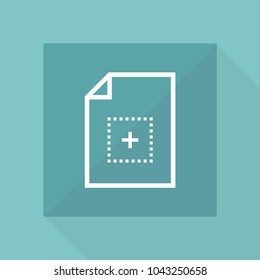 Office vector line icon