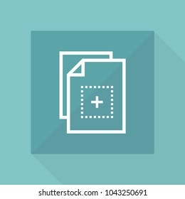 Office vector line icon