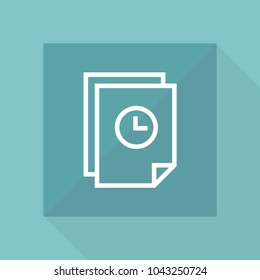 Office vector line icon