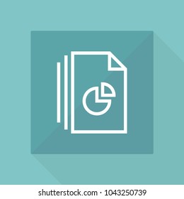 Office vector line icon