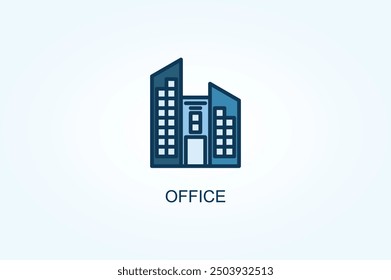 Office vector or logo sign symbol illustration