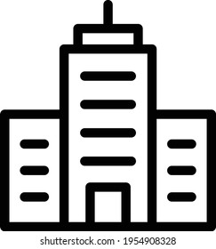 office vector thin line icon