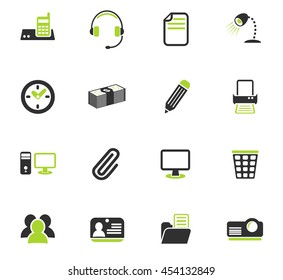 office web icons for user interface design