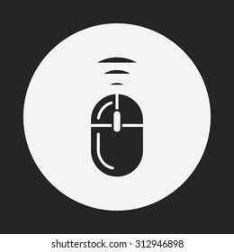 Office wireless mouse icon