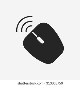 Office wireless mouse icon