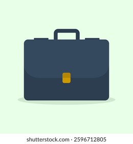 Office work bag flat design illustration