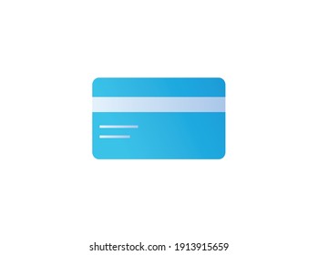 Tarjeta de crédito de Gradiente de icono de trabajo de Office 2