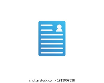 Office Work Icon Gradient CV