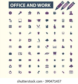 office work icons
