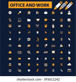 office work icons
