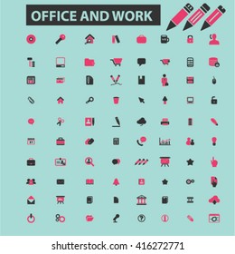 iconos de trabajo de oficina
