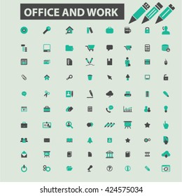 office work icons
