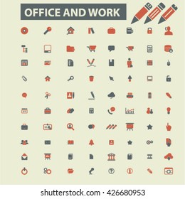 office work icons
