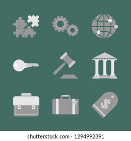 Office work and job. Icon set.