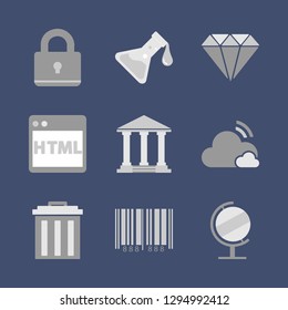 Office work and job. Icon set.