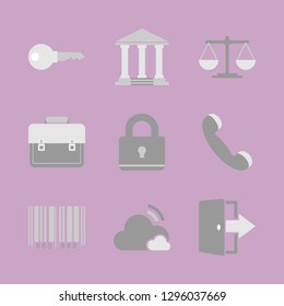 Office work and job. Icon set.