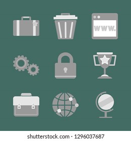Office work and job. Icon set.